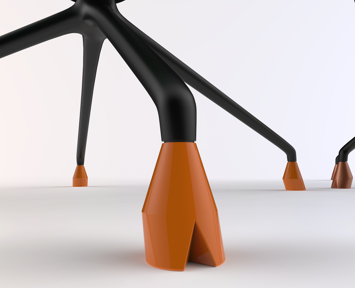 Goran Juric design – Sylvana biomorphic hoof chair concept, sculptural form detail, furniture design 2025